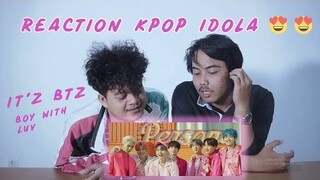 REACTION BTS feat. HASLEY - BOY WITH LUV, JIMIN KEREN BANGEEETTTTTT :*