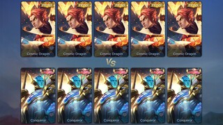 SHADOW BRAWL: 5 YU ZHONG vs. 5 GORD! | Shadow Brawl Mode Mobile Legends