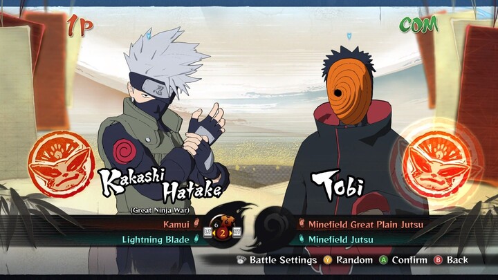 Kakashi Hatake vs Tobi Akatsuki Final Battle Ultimate Ninja Storm 4