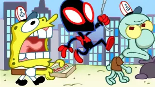 Krusty Krab Pizza! Spongebob Into the Spider-Verse