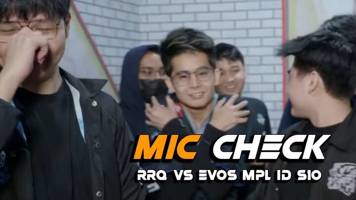 El Clasico RRQ vs EVOS Mic Check Highlight MPL ID Season 10