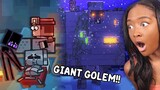 Funny Minecraft Animation: The Giant Golem!!