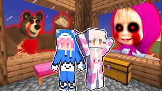 MOMON & ATUN DI KEPUNG MASHA ULTRAFUNK di MINECRAFT ft @BANGJBLOX