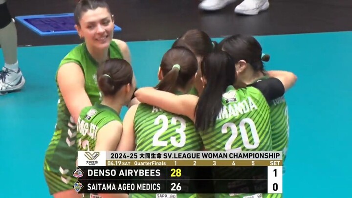 [Quarter Finals - SVL] [19.04.2025] Denso Airybees x Saitama Ageo Medics [GAME 2]