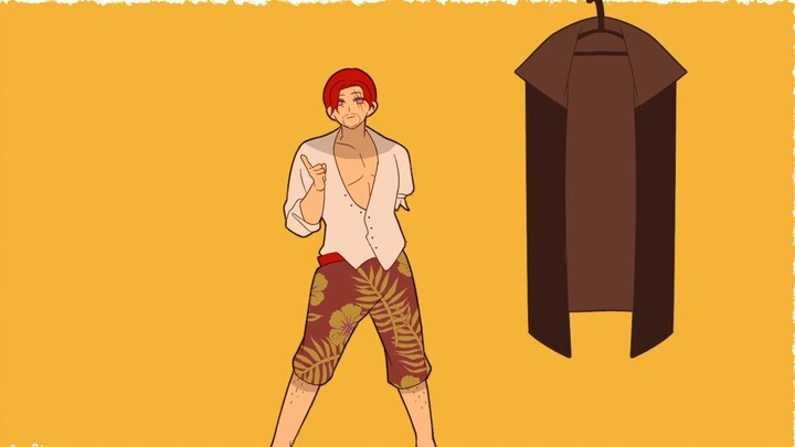 【One Piece】Podance Bajak Laut Rambut Merah