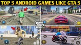 Top 5 Best Game Like GTA 5 New Game on Android Game (With All Games Link)