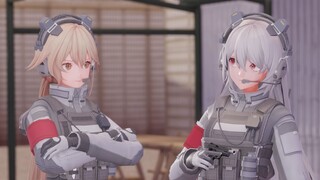 【少女前线2追放】 克罗丽科的日常之手枪射击训练！【Blender动画】