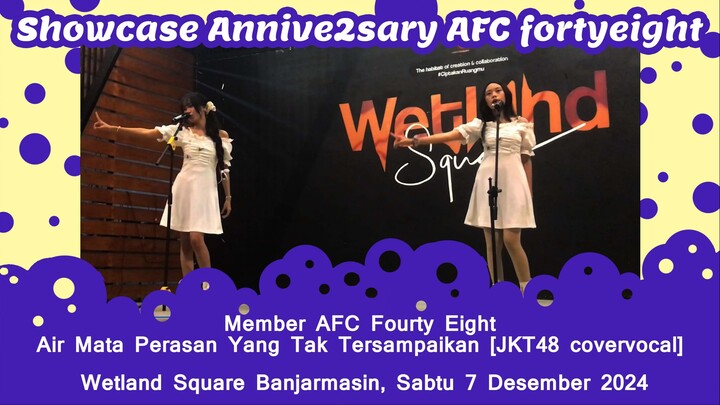 Member AFC Fourty Eight menyanyikan lagu Air Mata Perasan Yang Tak Tersampaikan (JKT48 cover)