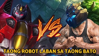 TAONG ROBOT LABAN KAY THE ROCK ALYAS TAONG BATO