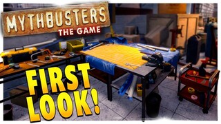 FIRST LOOK // Making Explosions for Science // MythBusters the Game Crazy Experiments Simulator