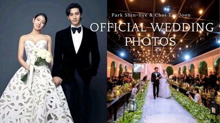 Park shin hye & Choi Tae Joon Official Wedding Photos Jan. 22, 2021