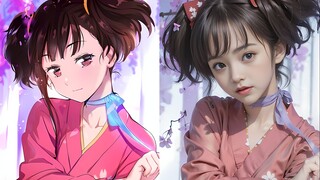 AI绘画014-甲铁城的卡巴内瑞-无名AI Coser(真人写实风cosplay，二次元转三次元)