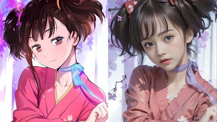 AI Painting 014-Kabaneri of the Iron Fortress-Unknown AI Coser (realistic cosplay, 2D to 3D)