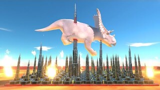 Fall Into a Lot of Piercers or Lava - Animal Revolt Battle Simulator