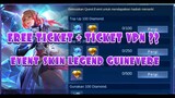 TIKET GRATIS GACHA EVENT PSIONIC ORACLE SKIN LEGEND GUINEVERE PSION OF TOMORROW || FREE TICKET GUIN.