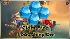 How To Clam Free 1,000 Shiny Ore | COC Leak & Updates | @AvengerGaming71