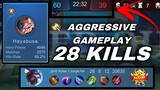 DEADLY TOP GLOBAL 1 HAYABUSA GAMEPLAY MOST KILLS IN A SINGLE GAME | MOBILE LEGENDS