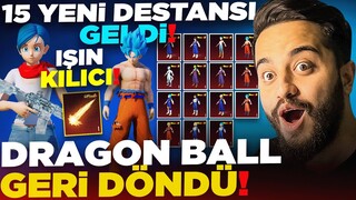 DRAGON BALL GERİ DÖNDÜ! YÜKSELTİLEBİLİR IŞIN KILICI ve 15 YENİ DESTANSI GELDİ! PUBG Mobile