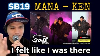 Stage Cam #SB19 KEN Focus 'Mana'   YouTube FanFest Philippines 2021   REACTION