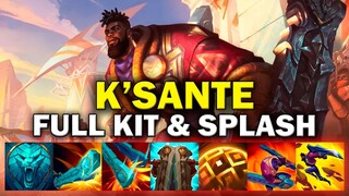 LEAKED K'Sante Kit & Splash - New Top Laner - League of Legends