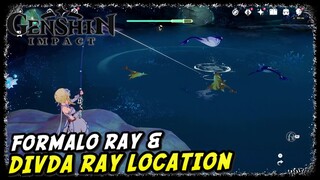 Divda Ray & Formalo Ray Location Genshin Impact (Where to Catch Formalo Ray & Divda Ray)