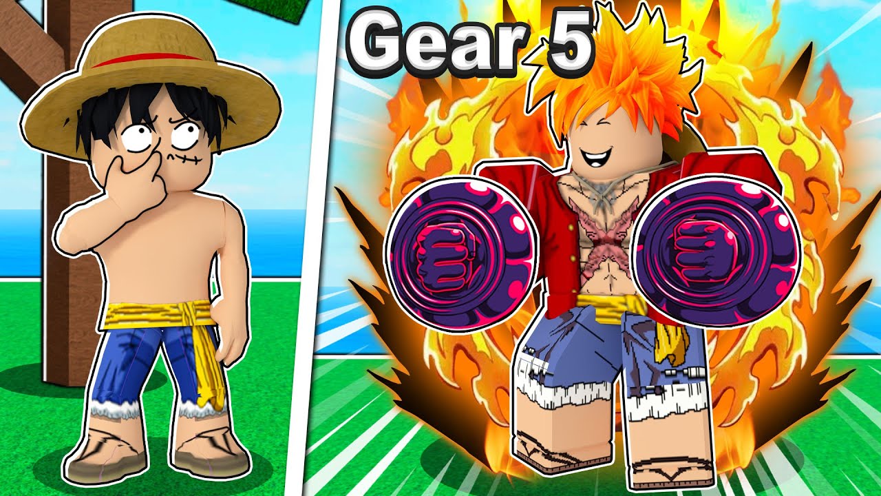 Download Gear 5 Luffy roblox skin at Bloxmake.com #roblox #royalehigh