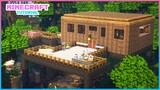 Minecraft: How To Build Wooden Modern House #3