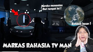 AKU PERGI KE MARKAS UTAMA TV MAN YANG SANGAT RAHASIA! Aku orang pertama yang bisa ke tempat ini