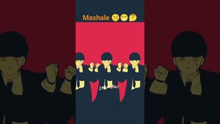 Mashale magic and mashle#anime#youtube#naruto#overlord#mashale