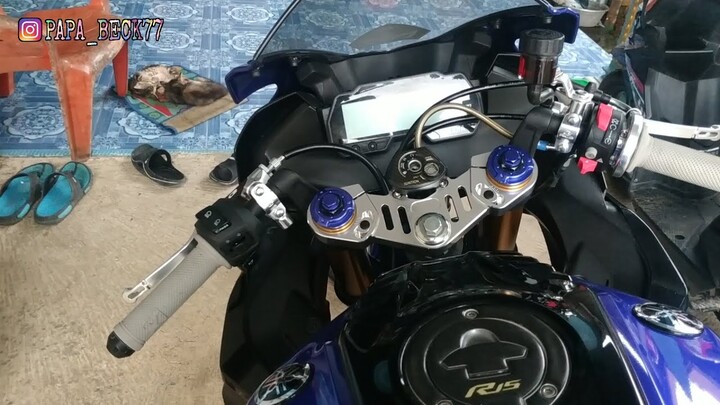 PASANG TRIPLE CLAMP R15 V3 - SHARK POWER