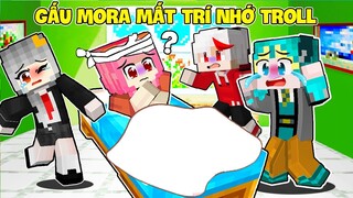 GẤU MORA GIẢ TROLL MẤT TRÍ NHỚ QUÊN TẤT CẢ THÀNH VIÊN HERO TRONG MINECRAFT