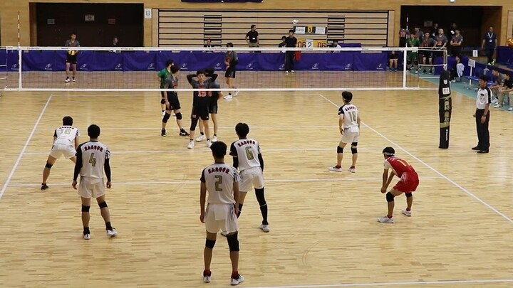 Super cool perspective: Former Spring High School Champion VS University Men's Volleyball Team