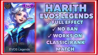 Harith Evos M1 Skin Script - Full Effect + Frame + Recall - Mobile Legends