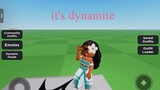 It’s dynamite dance