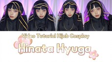 [Tutorial Hijab Cosplay] Hinata Hyuga💜 || Halal Waifu🤸🏻