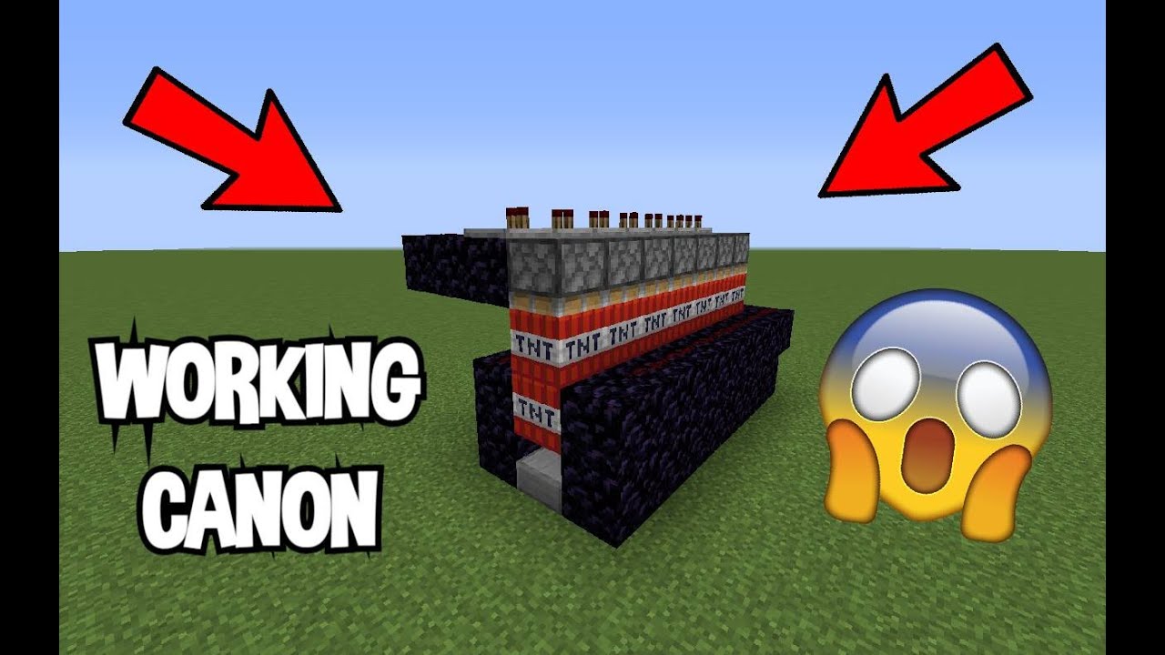 How To Make A Tnt Cannon In Minecraft Easy Bilibili
