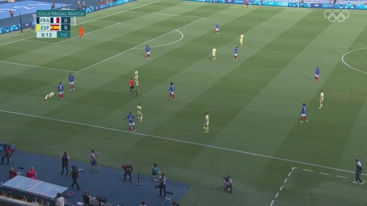 09 2024 Olimpiade - Prancis vs Spanyol - Olympics Full Men's Football Final Paris 2024