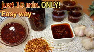 Siomai Sauce in 10 minutes ! | The easiest way of making Chili Garlic Sauce