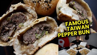 The famous Taiwan pepper bun