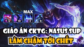 VÁC NASUS ĐI SUP, THROWTHI TIỄN TEAM ĐỊCH VỀ CHẾ ĐỘ SLOW MOTION - LÀM CHẬM TỚI CHẾTTTTT