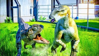 MAJUNGASAURUS Hunting In Slow Mo - Jurassic World Evolution