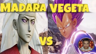 JUMP FORCE - MADARA SIX PATH VS. VEGETA ULTRA EGO