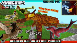 Review Tổng Quan Addon Ice And Fire Bản Thử Nghiệm V4 Cực Hay Cho Minecraft Pe | KIDING MC