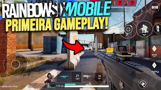 AGORA SIM! RAINBOW SIX MOBILE - MINHA PRIMEIRA GAMEPLAY [DUBLADO]