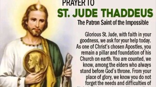 My Last and Final Prayer Video for Saint Jude Thaddeus