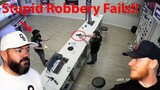 Stupid Robbery Fails Funny Compilation REACTION!! | OFFICE BLOKES REACT!!