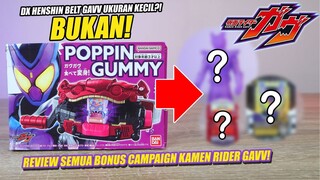 REVIEW SEMUA BONUS CAMPAIGN DARI DX HENSHIN BELT GAVV! DAPET APA AJA? 🤔🌟[Kamen Rider GAVV]