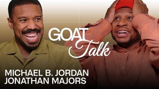 Creed III Stars Michael B. Jordan & Jonathan Majors Battle Over Their GOATs | GOAT Talk