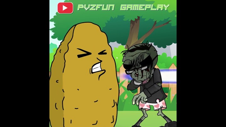 If Zombies Are Anime Characters (Newspaper Zombie) | Plants vs Zombies Animation 🤣🤣🤣 #pvz #shorts