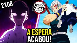 FINALMENTE O ARCO DO DISTRITO COMEÇOU! DEMON SLAYER 2X08